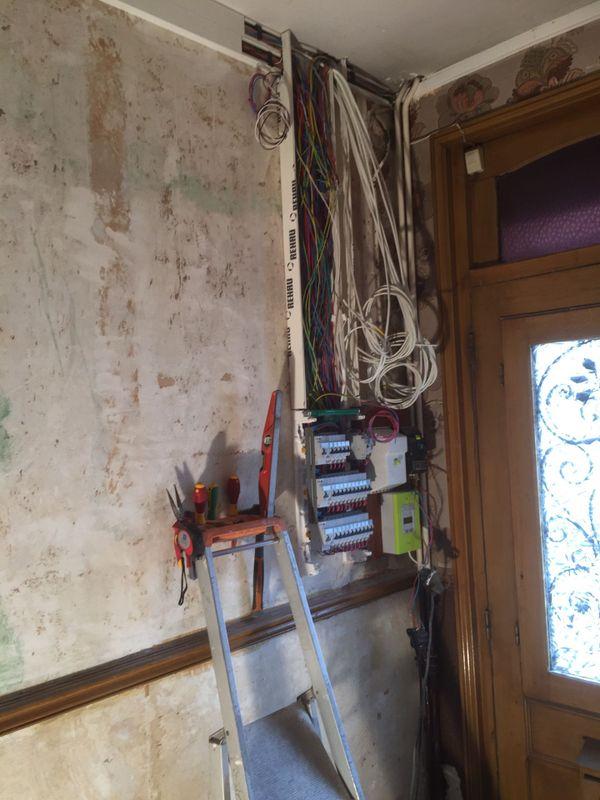 1 - Installation tableau électrique - avant
