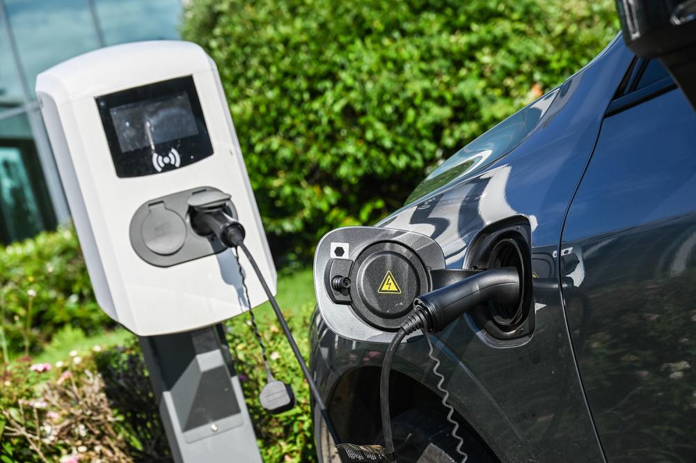 Borne de recharge près de Caudry