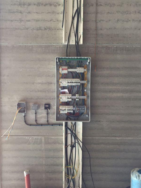 Tableau électrique - avant