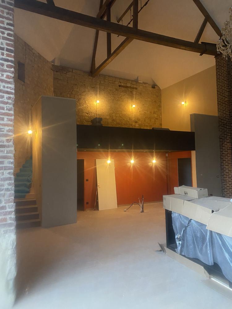 Chantier -  salle de réception château Esnes 1
