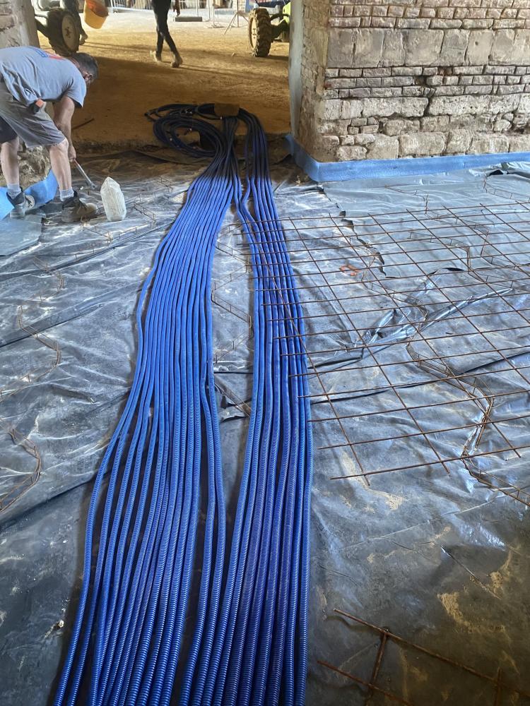 Chantier -  salle de réception château Esnes 3