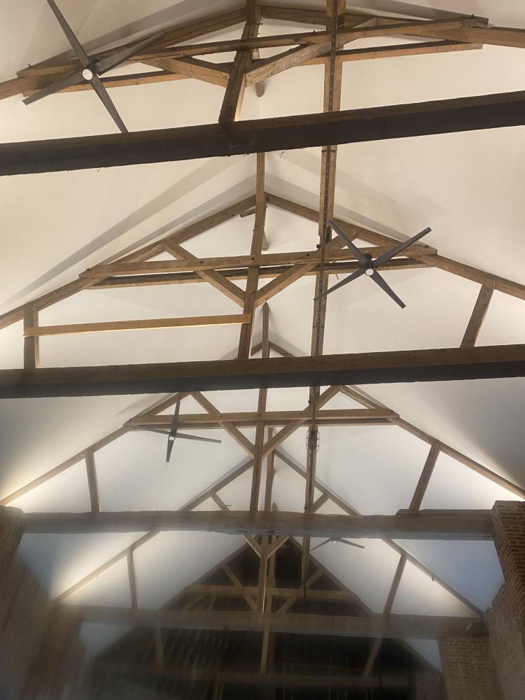 Chantier -  salle de réception château Esnes 7