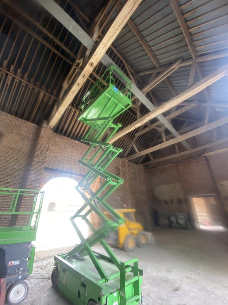 Chantier -  salle de réception château Esnes 10